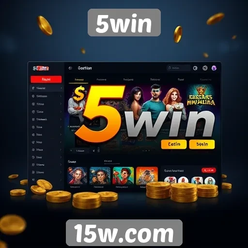 Interface de usuário do site 5win